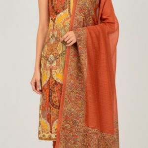 Three-piece Kashmiri-style salwar kameez set